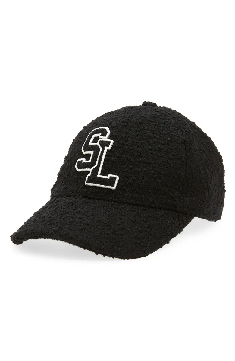 Saint Laurent Casquette Tweed Baseball Cap | Nordstrom | Nordstrom