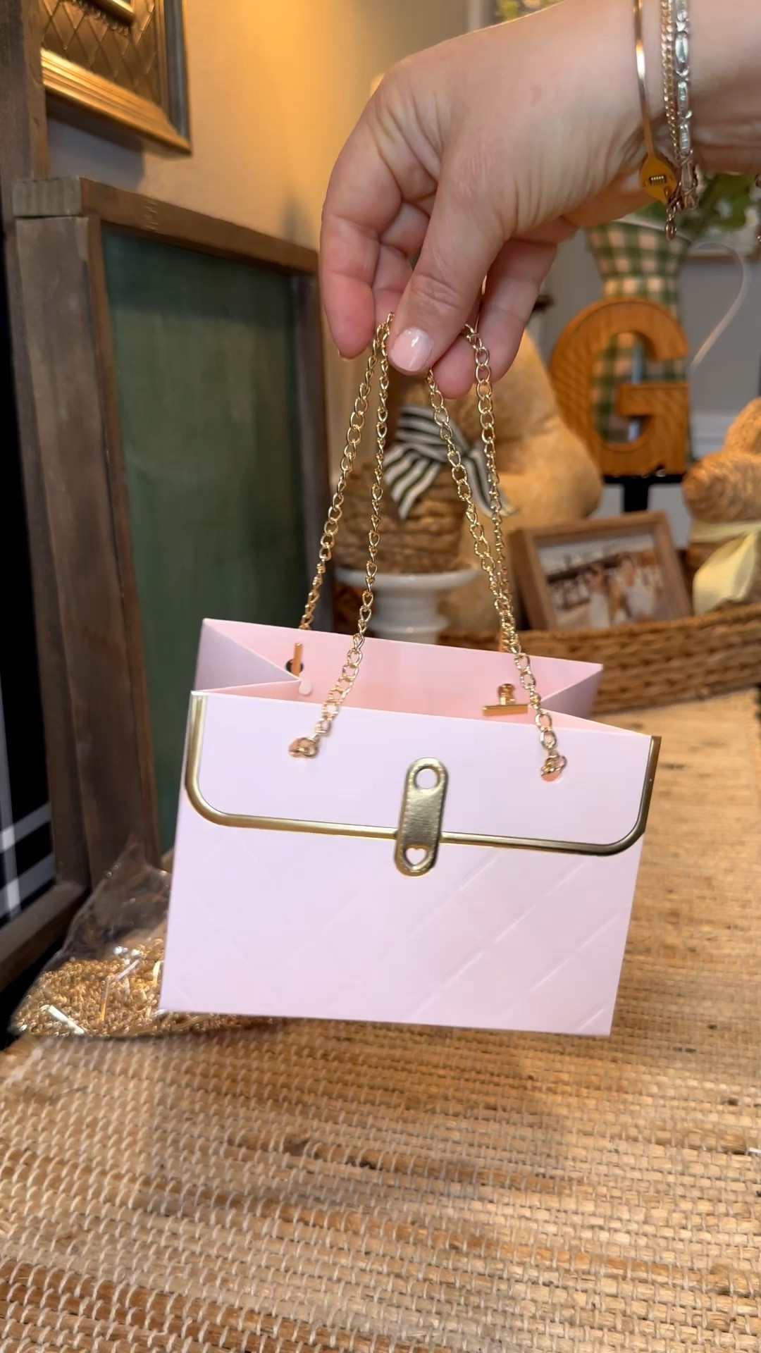 These purse gift bags are so cute! Fun Party Favors, Birthday Gifts, Mother’s Day & more. Sturdy, cute & I love the chain strap. Happy Gifting & join me for more ideas 🩷

#LTKstorytime #LTKWedding #LTKSeasonal