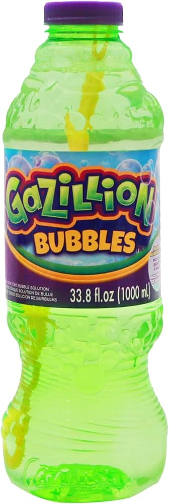 Gazillion Bubbles, Original Bubble Solution 1L - Create Bubbles with Premium Formula & 7-in-1 Bub... | Amazon (US)