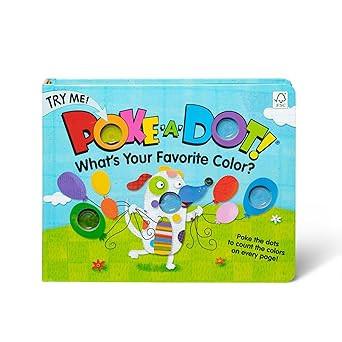 Melissa & Doug Poke-a-Dot! What’s Your Favorite Color? Interactive Children's Board Book with B... | Amazon (US)