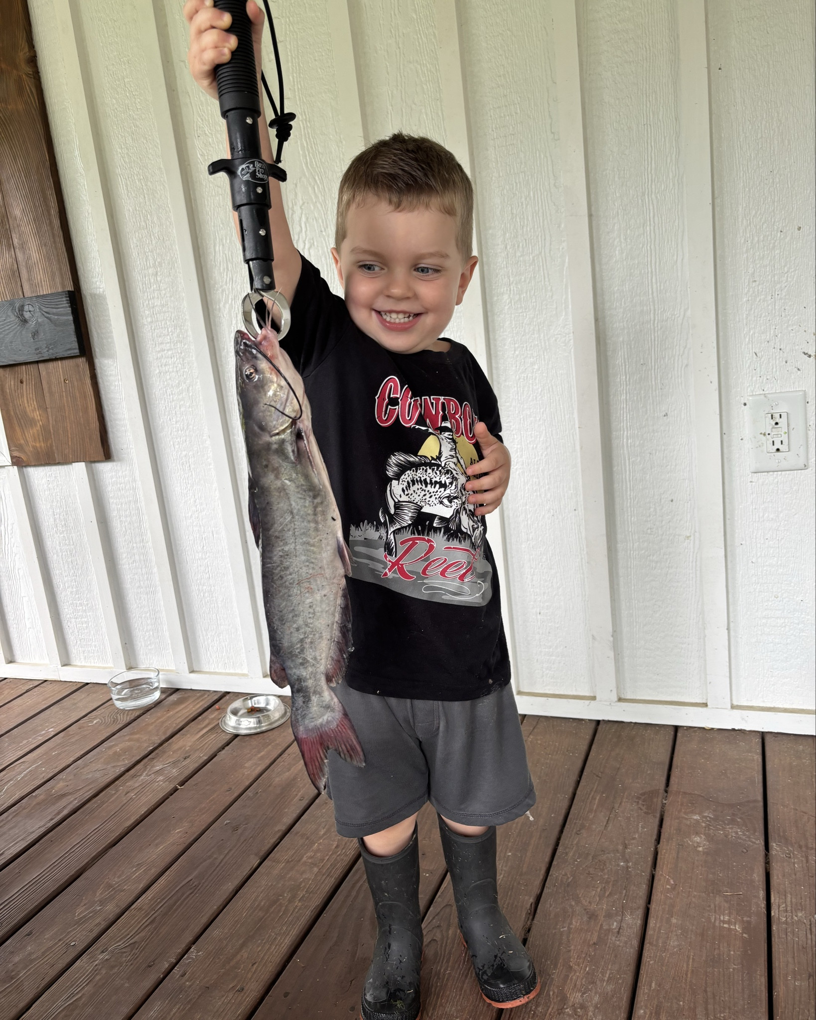 Winner winner catfish dinner!! Our little fisherman!

#LTKActive #LTKKids #LTKSummerEdit