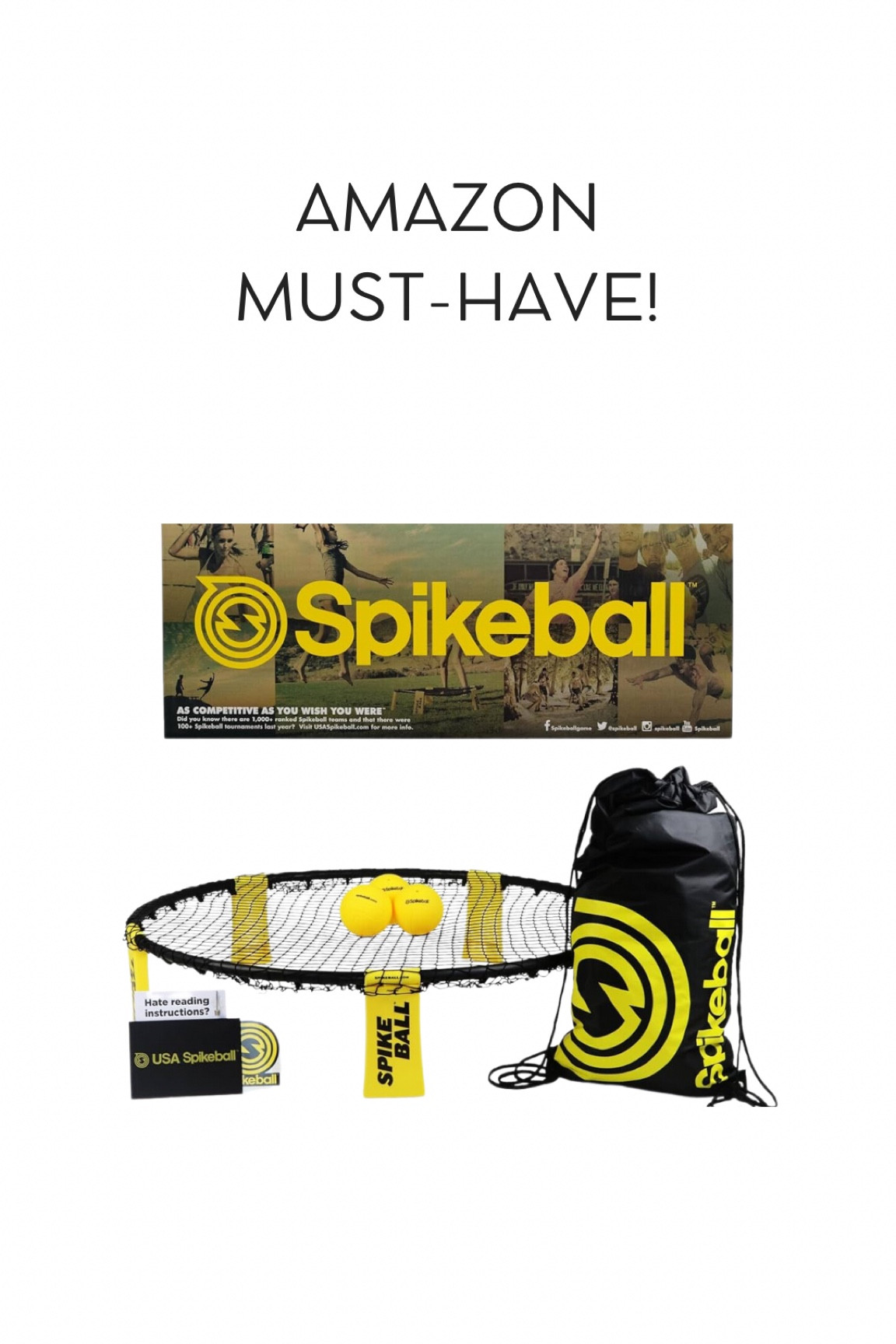 My boys LOVEEE spikeball! Especially my husband 🤣👏🏽 such a fun game for the family 

#LTKHome #LTKFamily #LTKKids