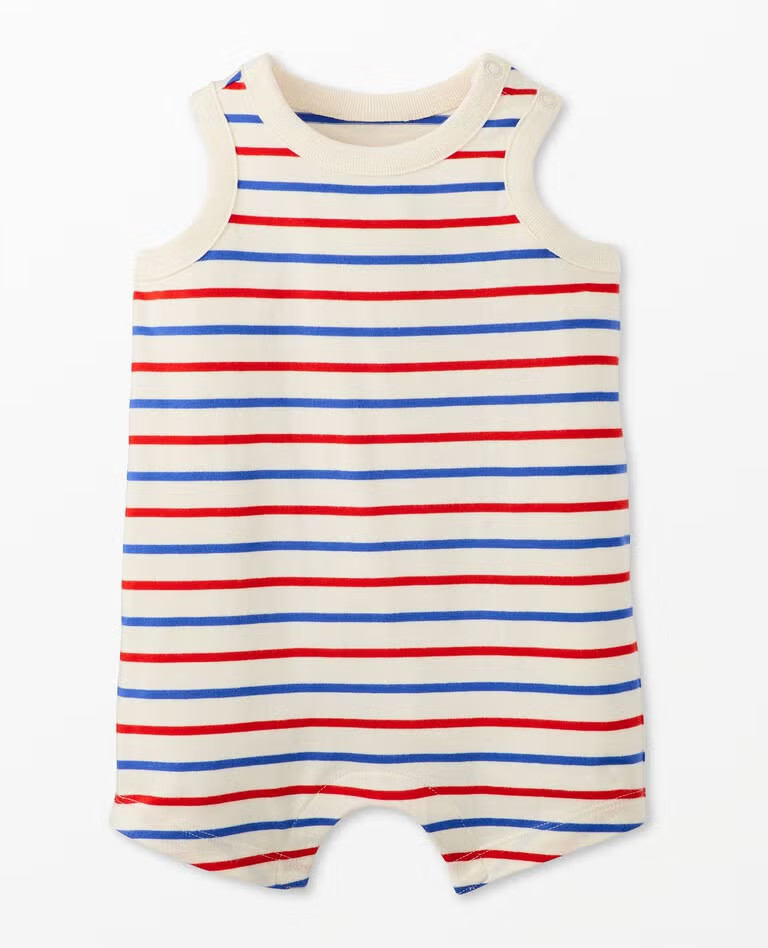 Baby Sleeveless Shortie Romper | Hanna Andersson
