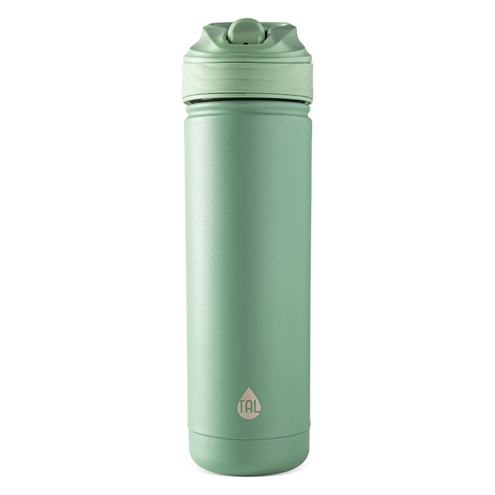 TAL Stainless Steel Ranger Water Bottle with Easy Sip Straw 26oz, Sage | Walmart (US)