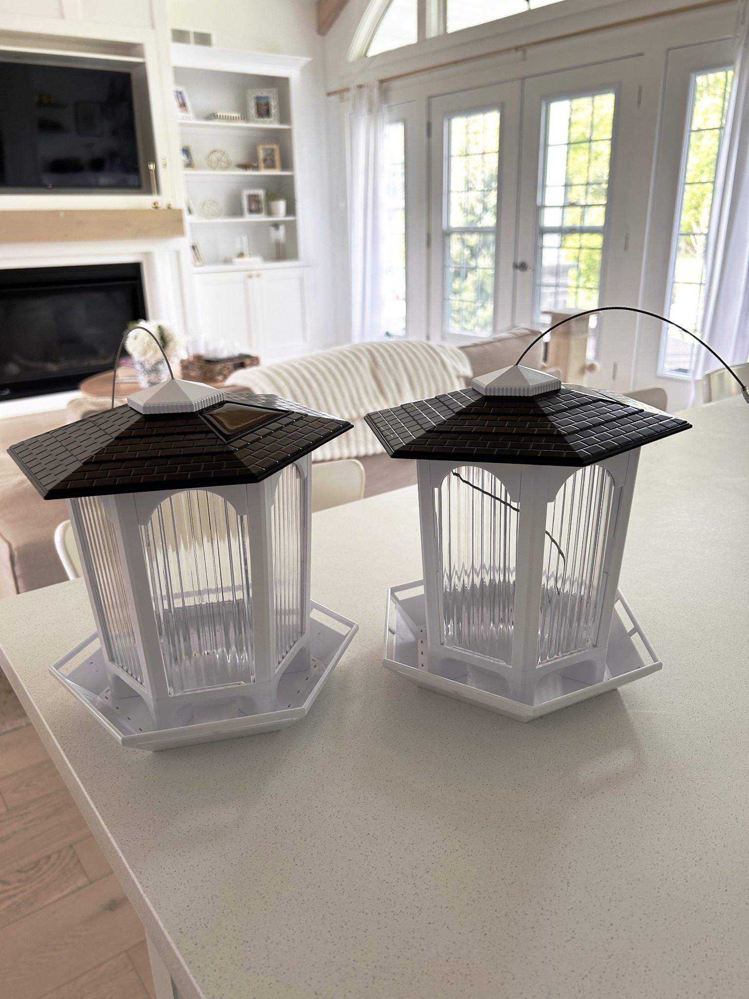 Love my new bird feeders! They are solar powered so they light up at night. 

#LTKSeasonal #LTKSummerEdit