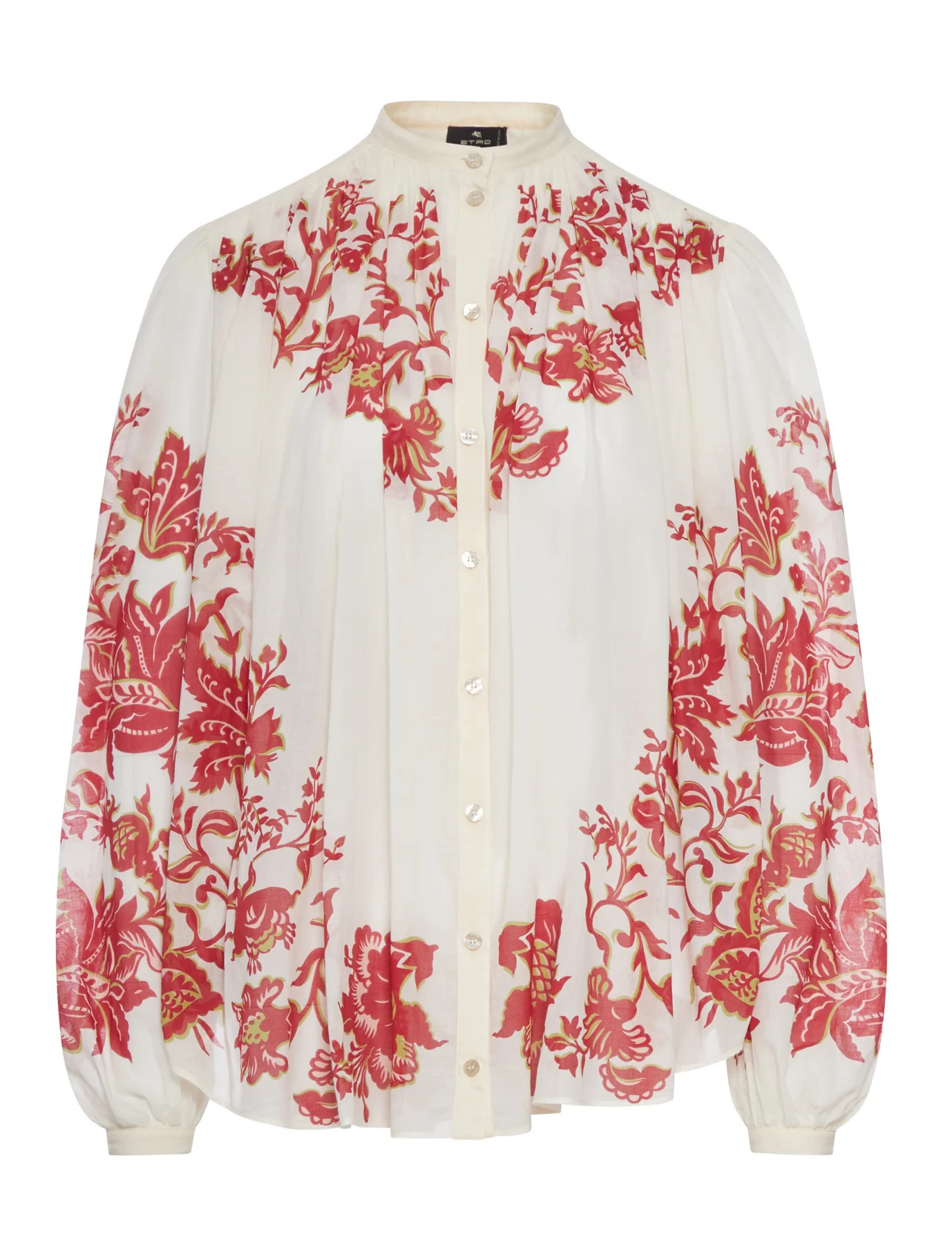 COTTON VOILE BLOUSE WITH FLORAL PRINT - Etro - Woman | Suitnegozi INT