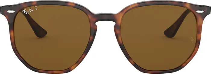 54mm Polarized Irregular Sunglasses | Nordstrom