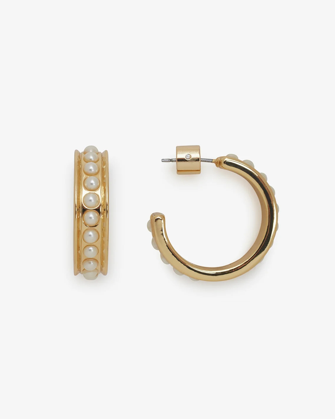 Pearl Studded Hoops | Draper James (US)