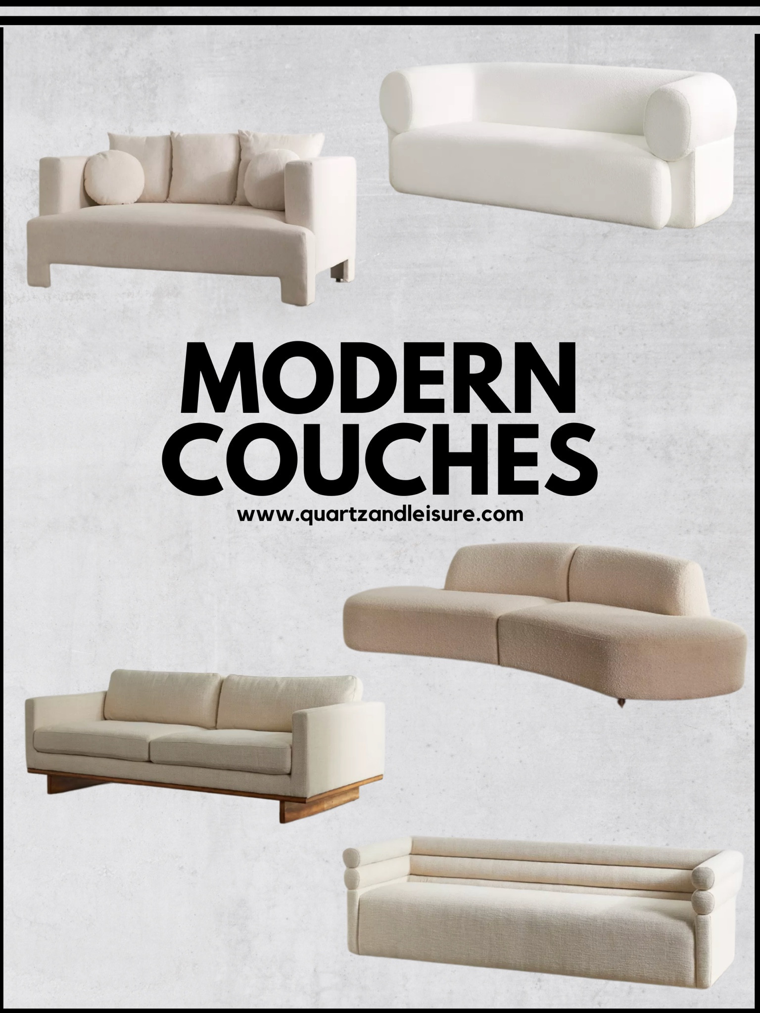Modern neutral couches for living room. // urban outfitters home / sofas / white couches / west elm couches / cb2 

#LTKeurope #LTKFind #LTKhome