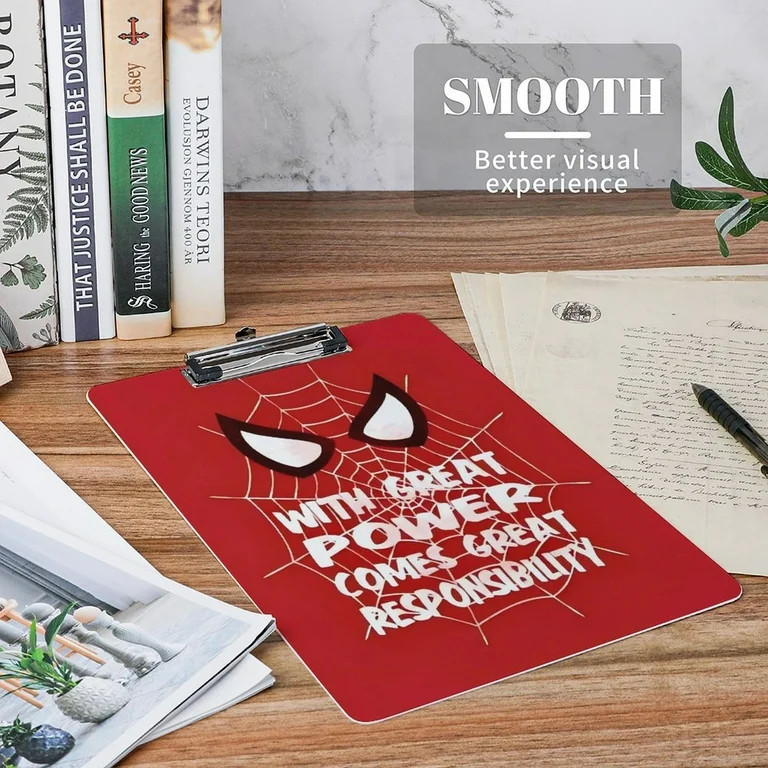 Spiderman Clipboard - Standard letter size for school and office - Walmart.com | Walmart (US)