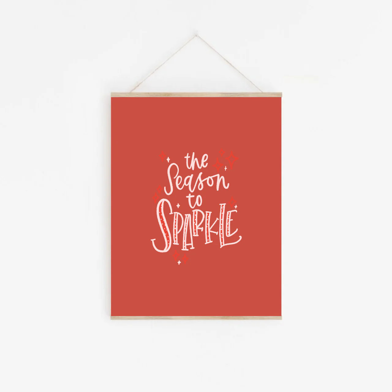 The Season to Sparkle | Framable Art Prints | The Letter Vee