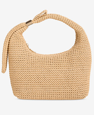 Stahcy Small Straw Hobo Bag, Exclusively at Macy's | Macy's
