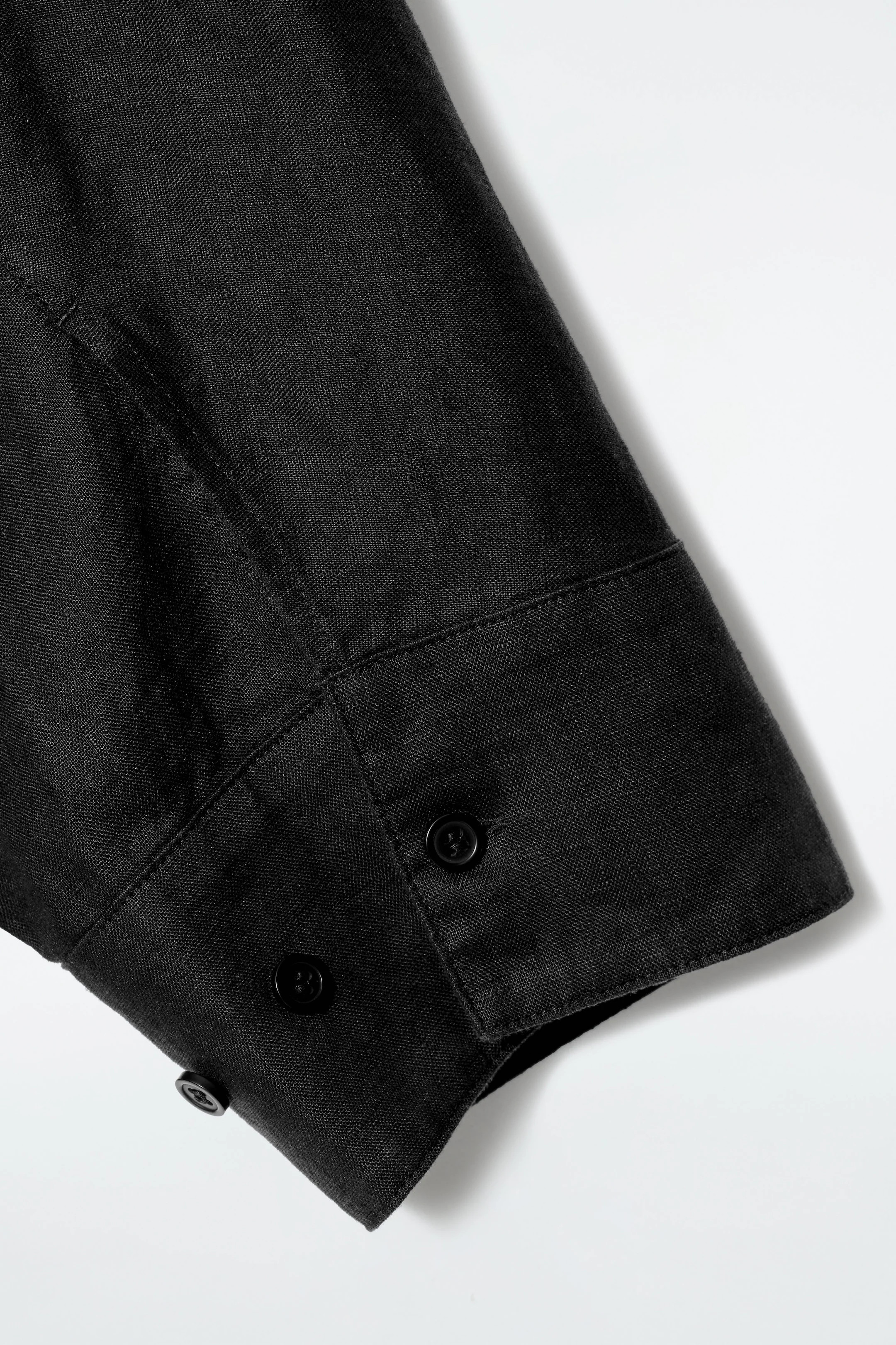 BOXY LINEN SHIRT - BLACK | COS AU | COS (AU)