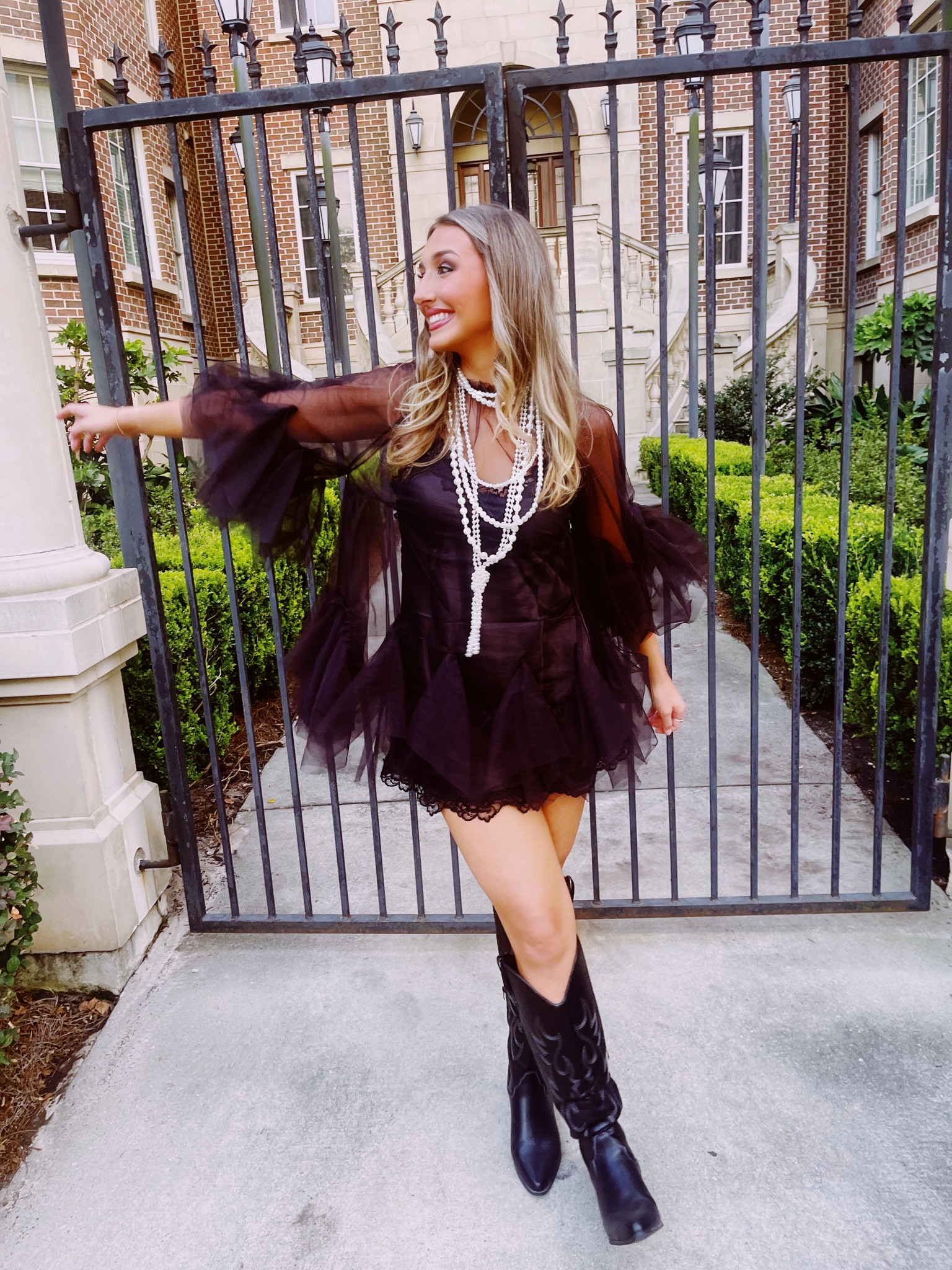 Til death do us party bach ootd!!

Free people, anthropologie, tulle dress, tulle overlay, pearls, christmas gift, stocking stuffer, cute, black knee high boots, black boots, fall, thanksgiving, new year’s outfit inspo, NYE ootd, bachelorette 

#LTKfindsunder100 #LTKGiftGuide #LTKHoliday