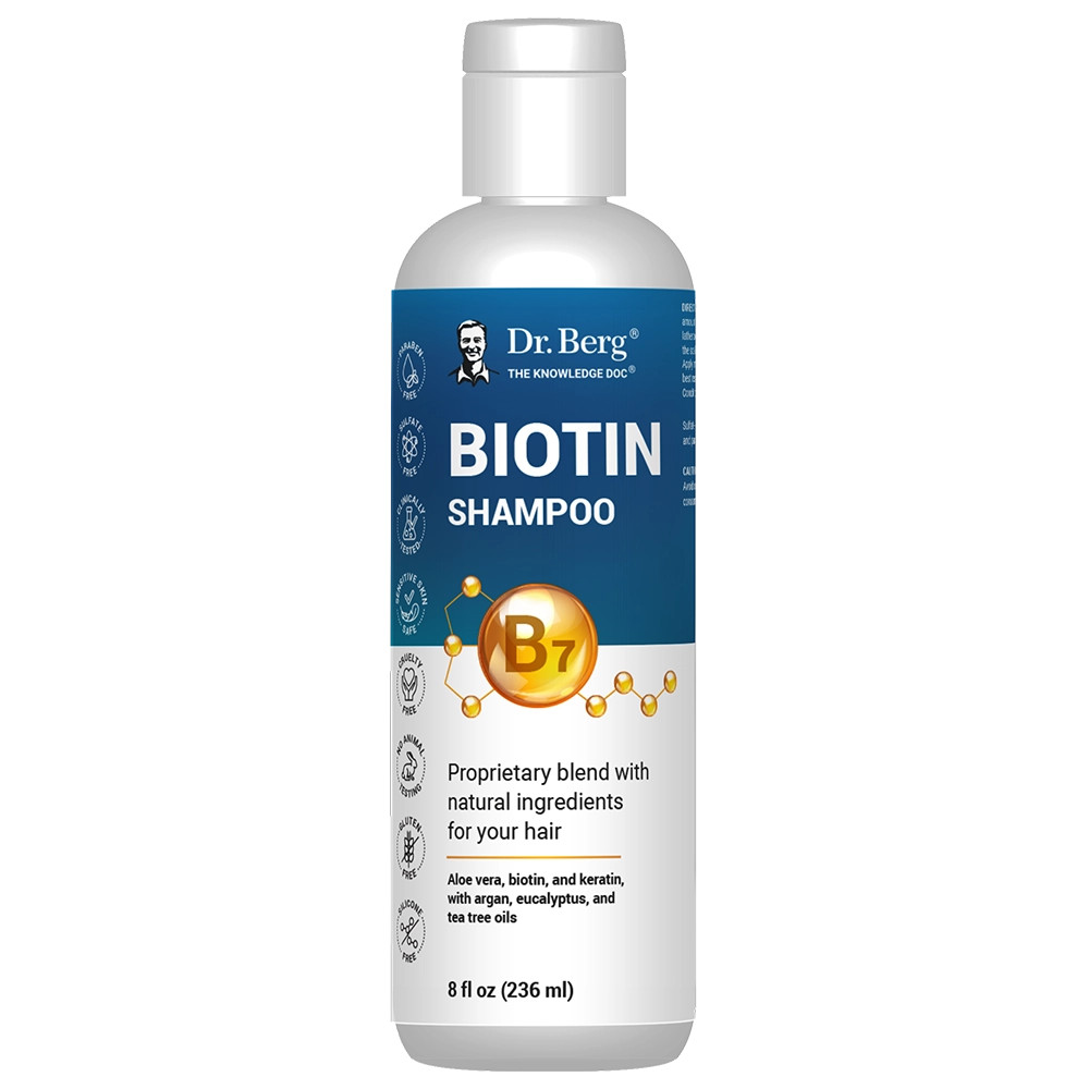 Biotin Shampoo - New and Improved - 8 fl oz | Dr Berg