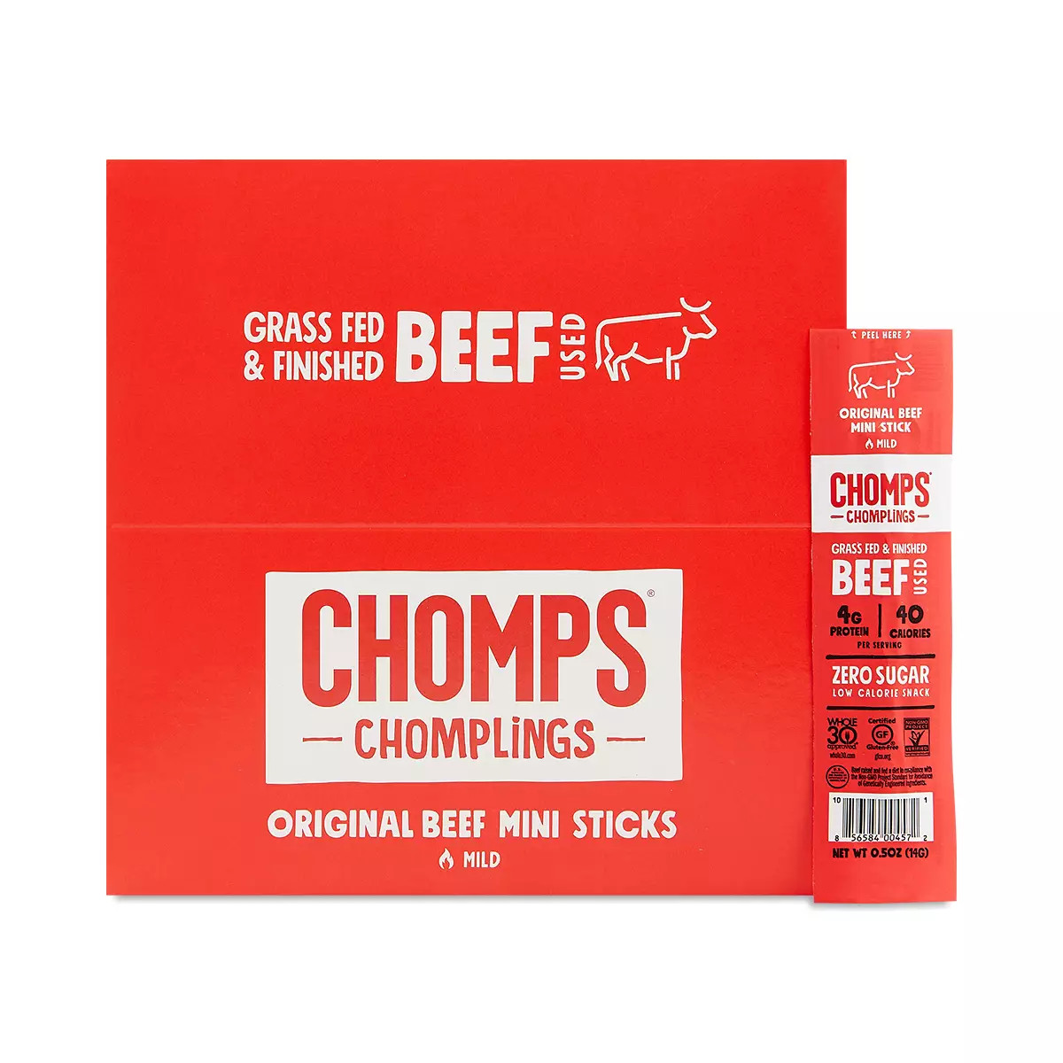 Mini Grass-Fed Beef Chomplings, Original, Value Size | Thrive Market