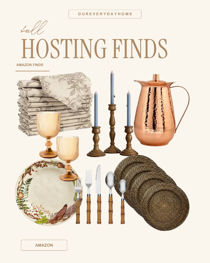 The holidays are right around the corner, and these are some great ideas for hosting family and friends! #fallhome #hostingdecor #amazonhome 

 #LTKSeasonal #LTKHome