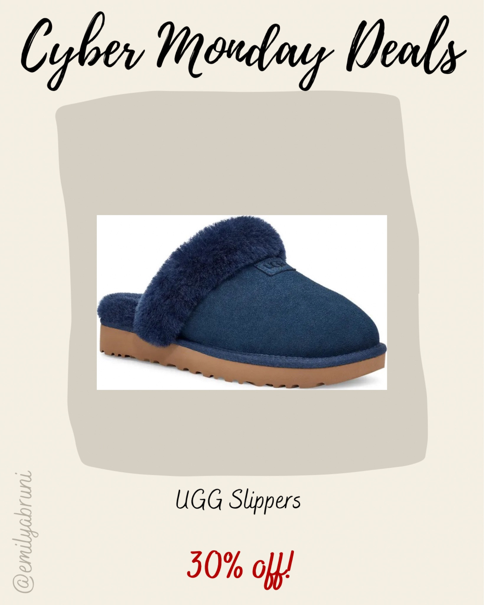 Cyber Monday deals! UGG slippers 30% off!

#LTKsalealert #LTKCyberweek #LTKSeasonal