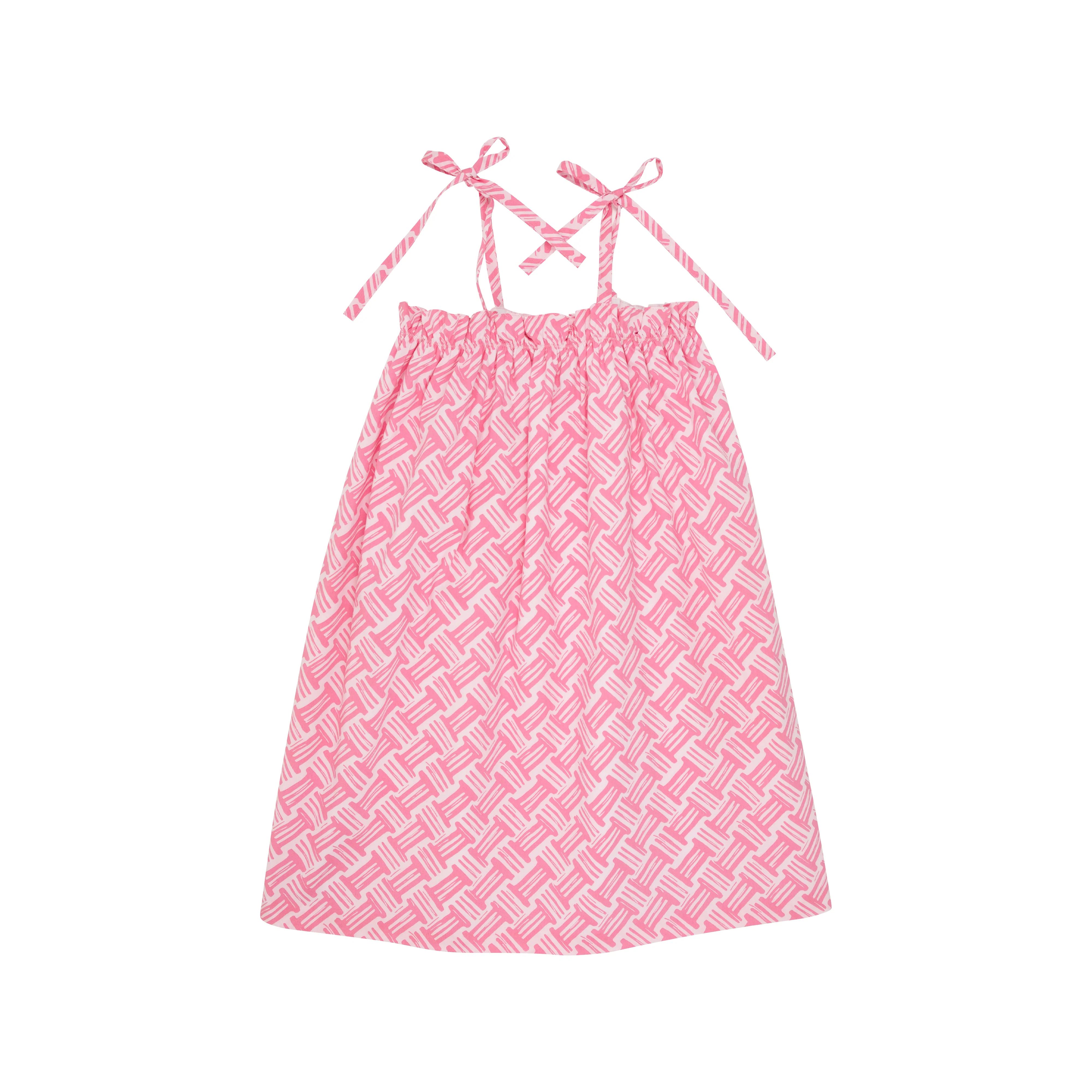 Lainey's Little Dress - Bal Harbour Basketweave | The Beaufort Bonnet Company