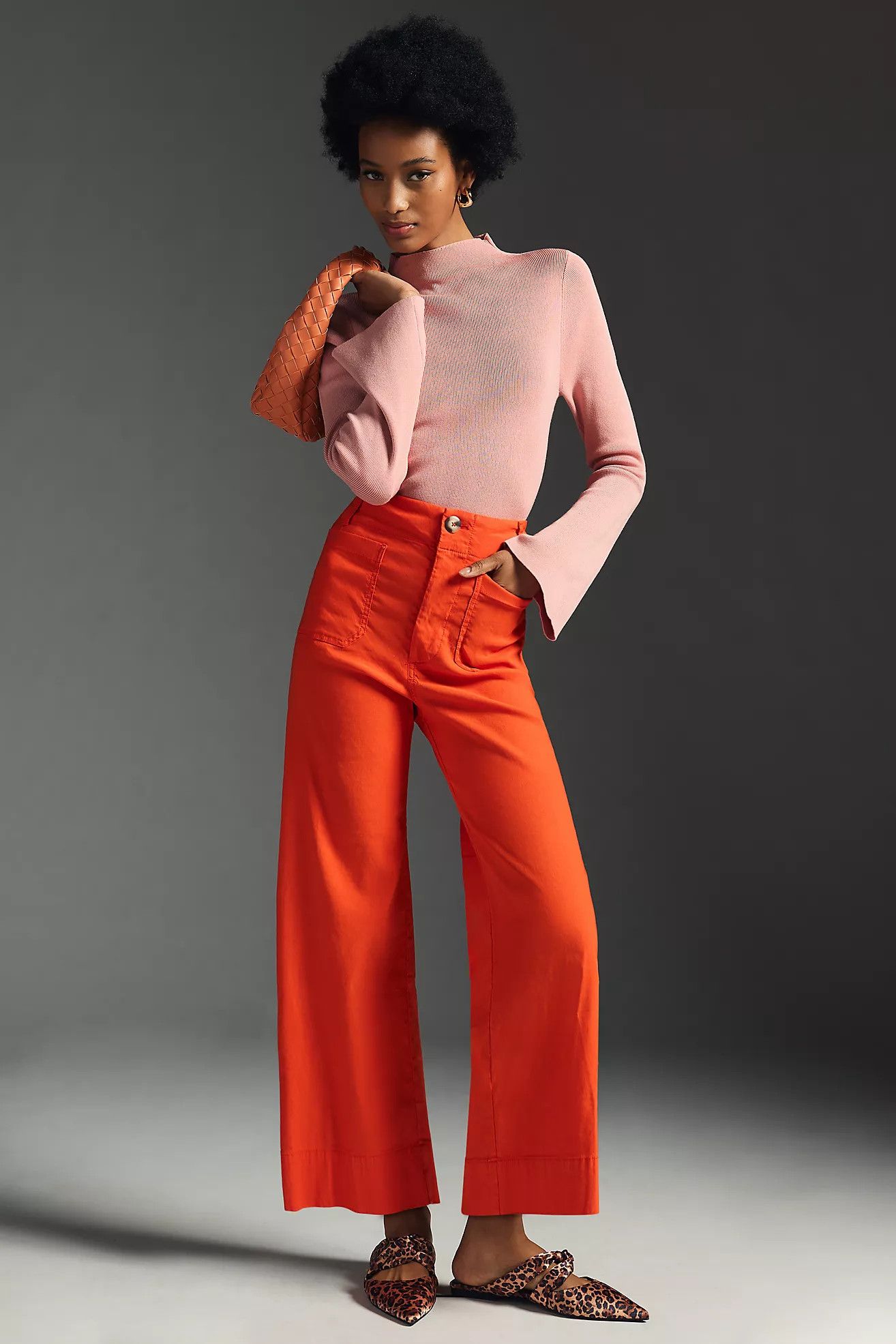 The Colette Cropped Wide-Leg Pants by Maeve | Anthropologie (US)