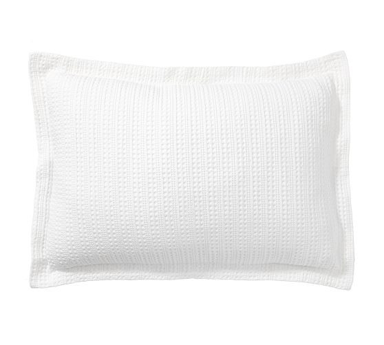 Honeycomb Cotton Sham | Pottery Barn (US)