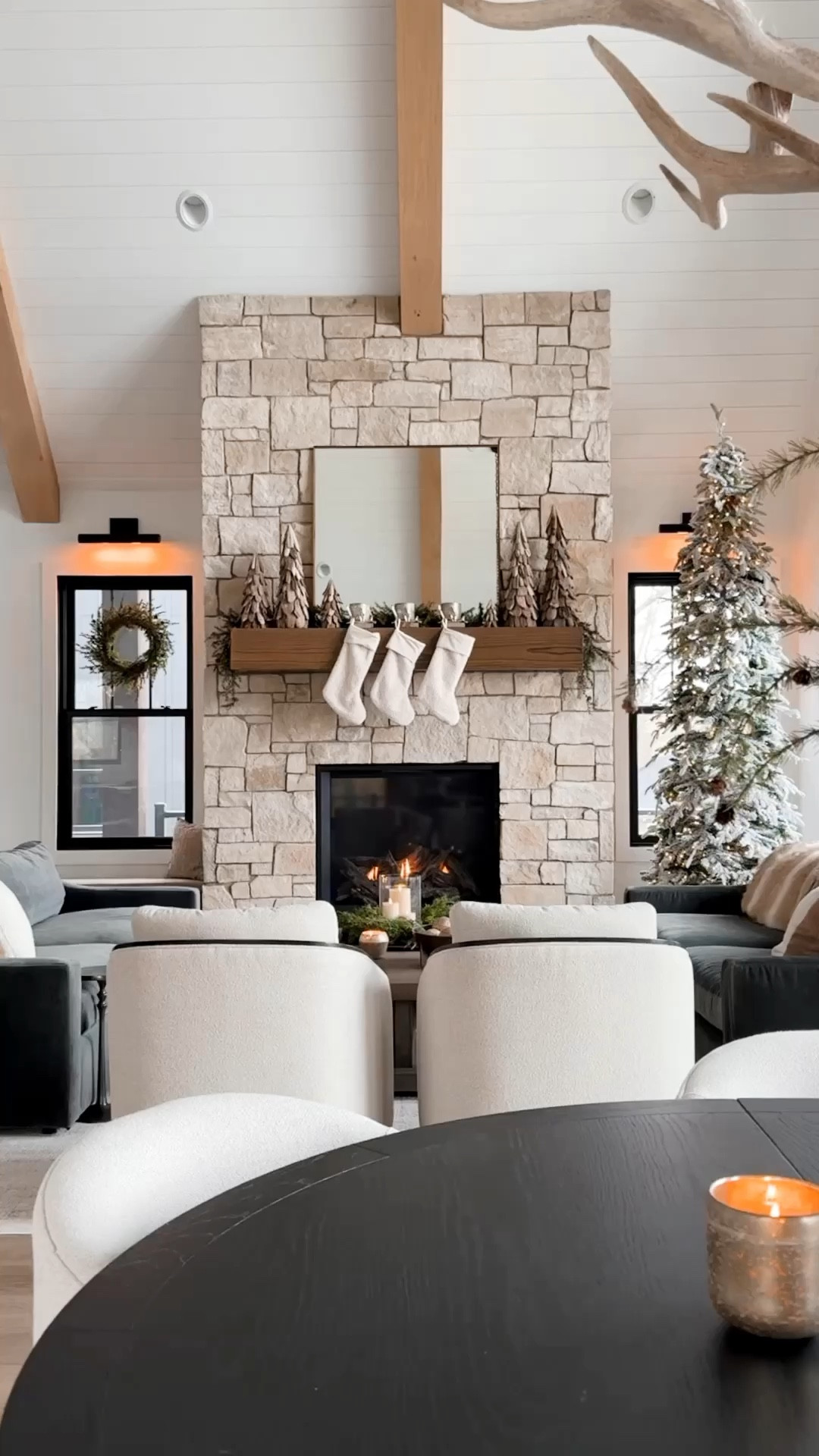 Rustic modern Christmas at the lake house 🤍 A lot of our arhaus holiday decor is sold out, but there is so many beautiful pieces left in stock and all 30% off! Quantities are limited in pieces are going to sell out fast. They also have so many great deals on furniture and decor!

#LTKWatchNow #LTKHome #LTKHoliday