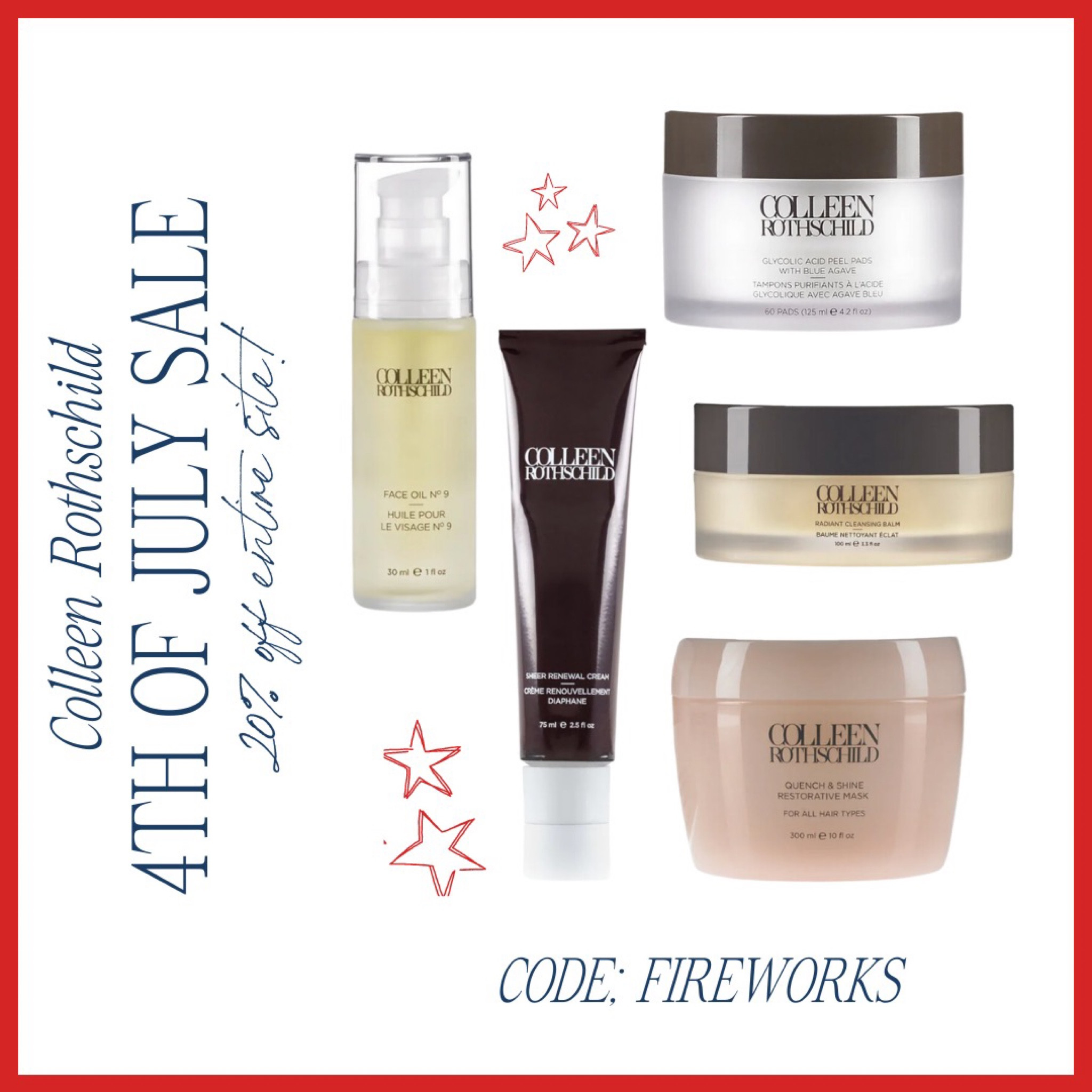 4th of July Sale // Colleen Rothschild 

#LTKbeauty #LTKsalealert