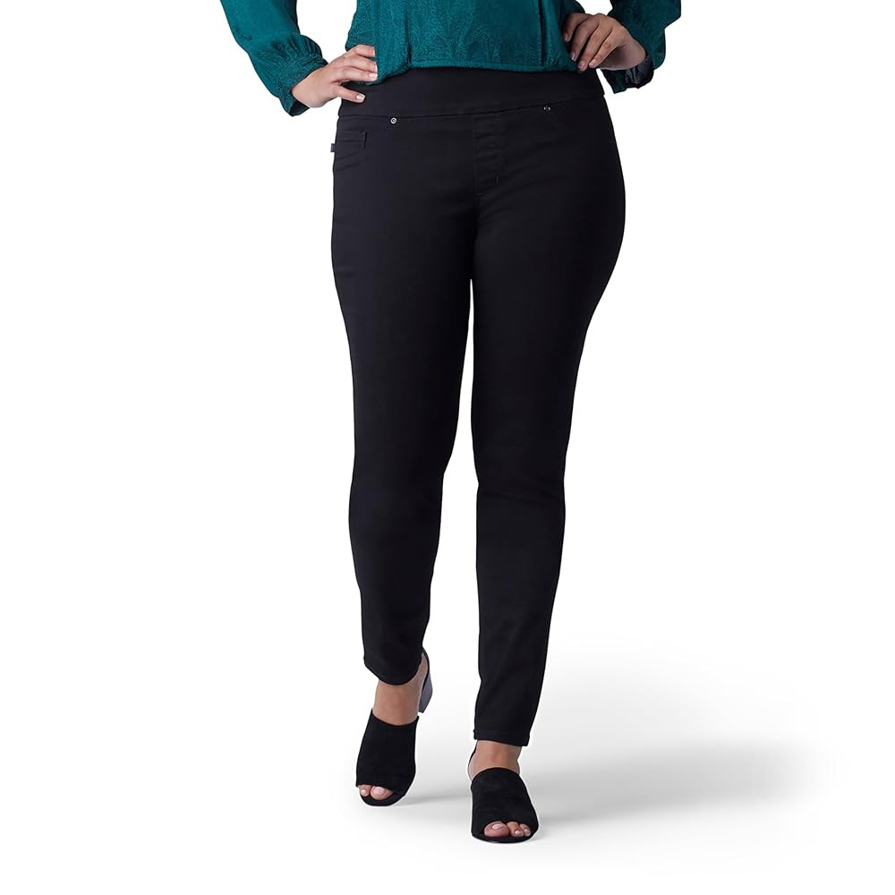 Lee Women's Plus Size Sculpting Slim Fit Skinny Leg Pull on Jean | Amazon (US)