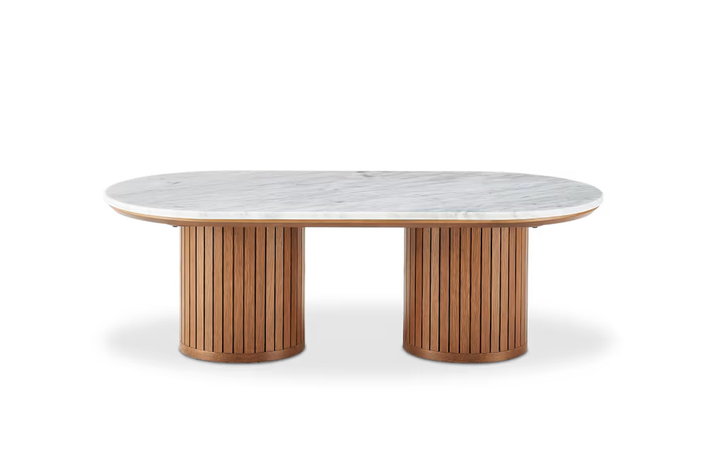 Harper Marble Rectangular Coffee Table | Castlery US