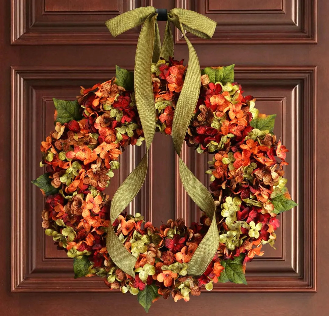 Fall Hydrangea Wreath | Autumn Door Decor | Etsy (Global)