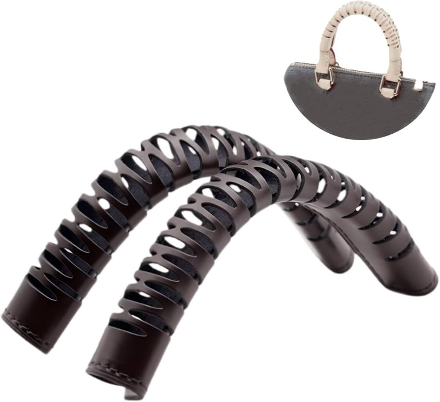 Leather Handbag Wrap Covers 1 Pair, Self-Adhesive Purse Strap Protector for 20-30cm Straps, Genui... | Amazon (US)