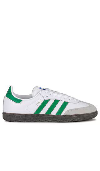 Samba Og Sneaker in White & Green | Revolve Clothing (Global)