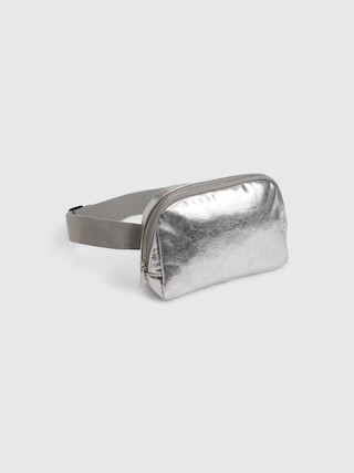 Vegan Leather Metallic Belt Bag | Gap (US)