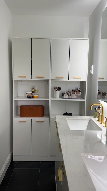 ORGANIZE MY BATHROOM WITH ME 🫶🏼

These storage cabinets fit perfectly in my space and matched the whole vibe!! (If only it was this quick to put it together 😅)

Comes in three different colors!!!

#KitchenOrganization #BathroomOrganization #AmazonFinds #AmazonHome #Organization #MarieKondoStyle

#LTKhome
