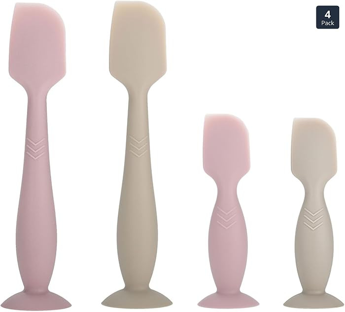 Baby Diaper Cream Spatula Applicator, 4 Pack Butt Paste Spatula Diaper Cream Brush for Newborn Ba... | Amazon (US)