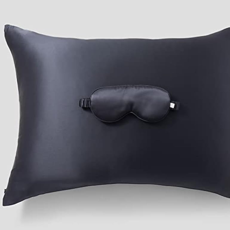 Amazon.com: Casper Sleep Silk Pillowcase & Sleep Mask Set, Standard, Indigo | Amazon (US)