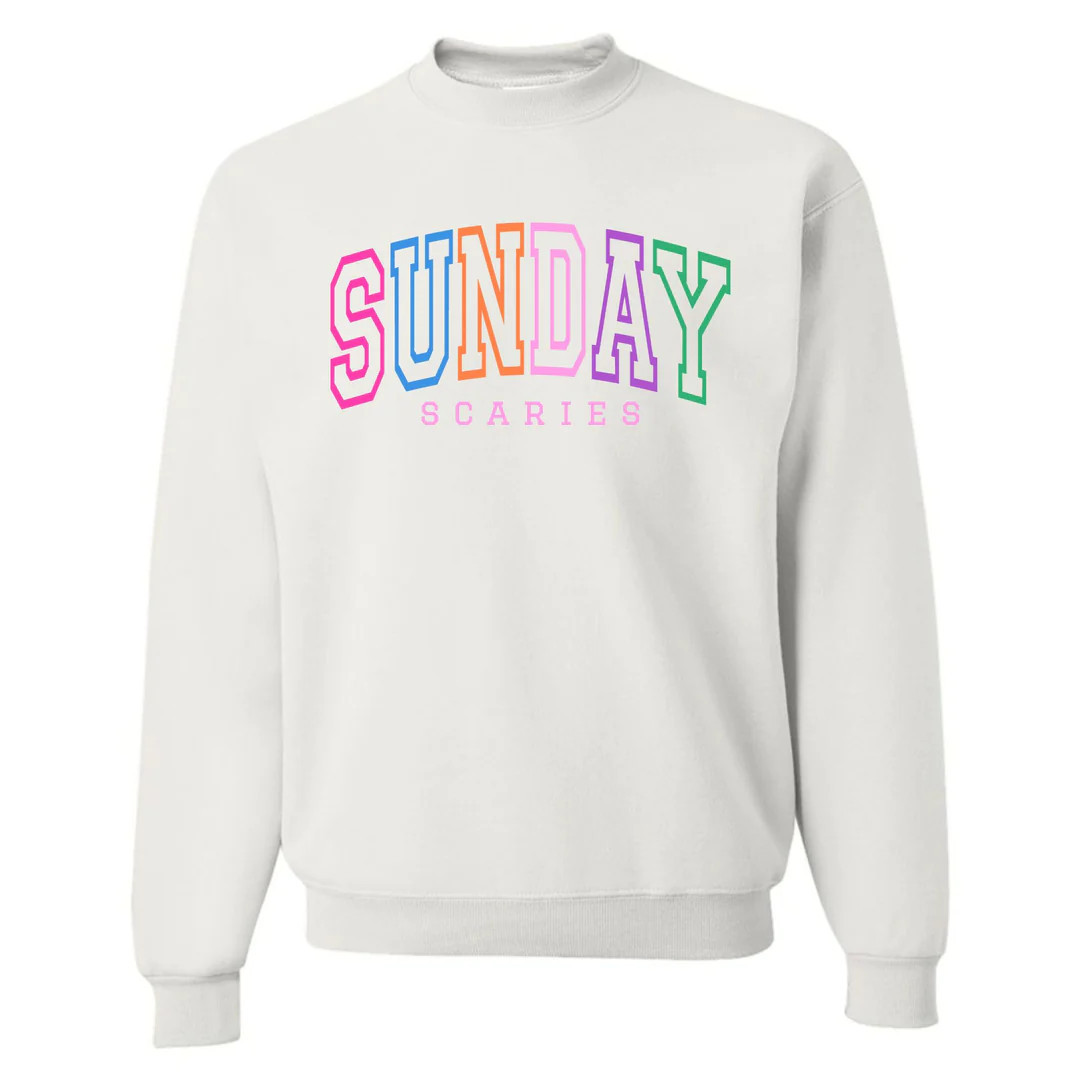 'Sunday Scaries' Crewneck Sweatshirt | United Monograms