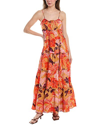 Jungle Panther Tiered Maxi Dress | Gilt & Gilt City
