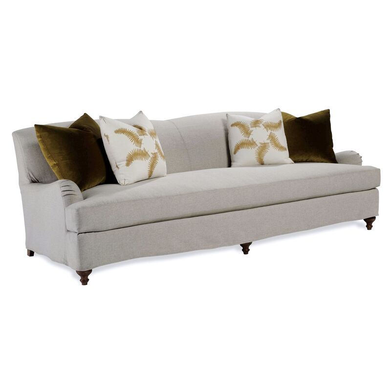 Libris Slipcovered Sofa, Gray Linen | One Kings Lane