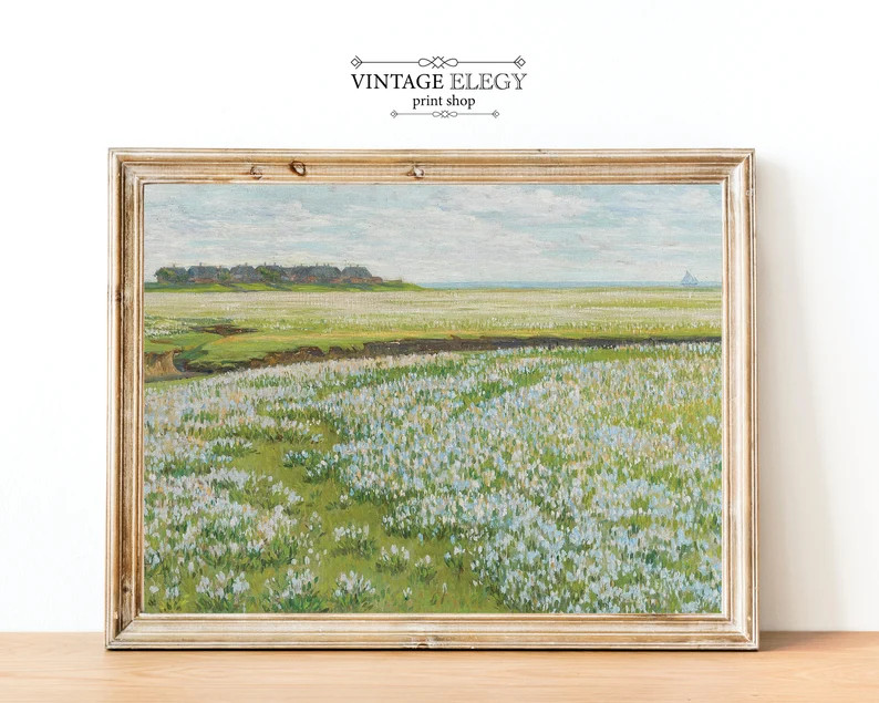 Vintage French Country Cottage Victorian Landscape English - Etsy | Etsy (US)