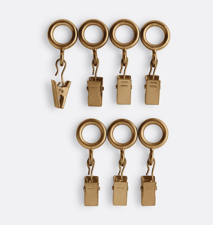 Cafe Drapery Rings Set | Rejuvenation