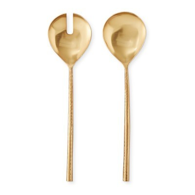 Antique Brass Salad Servers | Williams-Sonoma