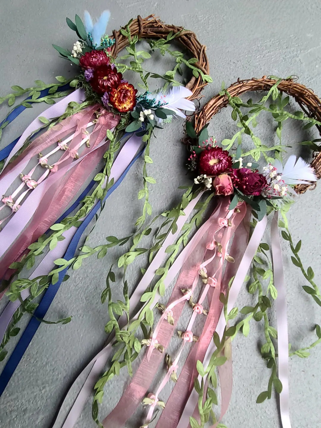 Spring Pentacle Wreath. Dried Florals. Witchy Decor. Home Protection. Pagan. Fairy Wreath. Garden... | Etsy (US)