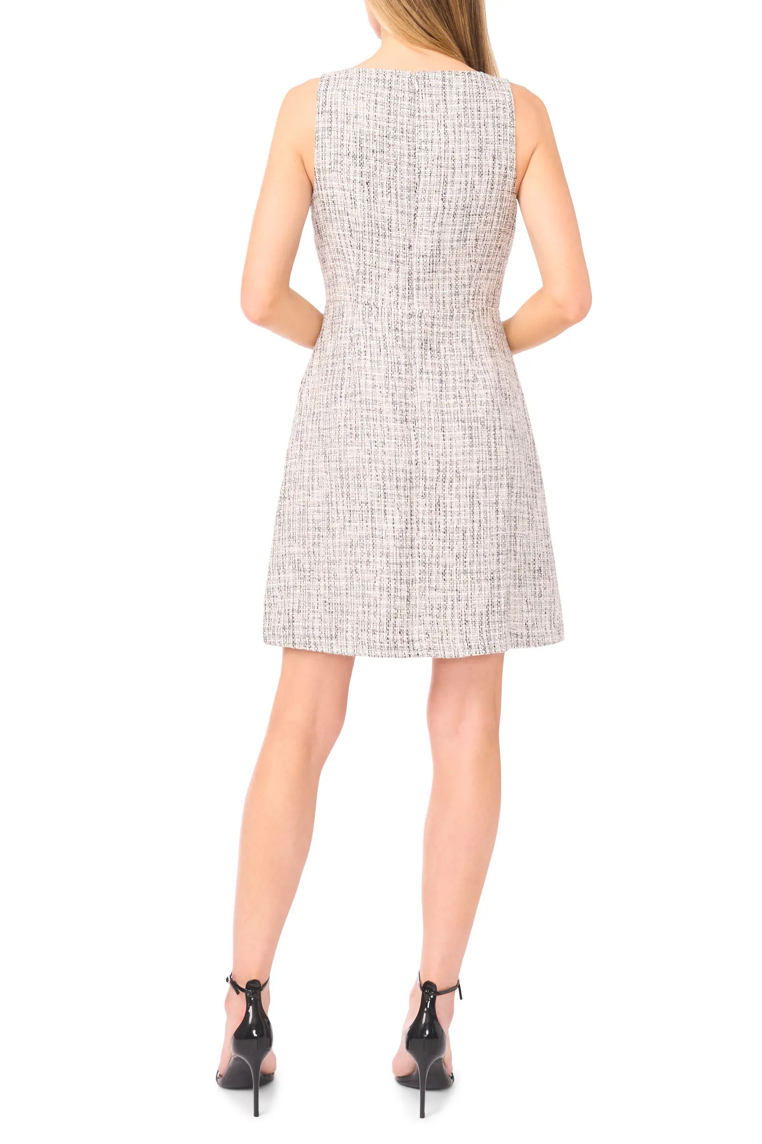 Sleeveless A-Line Tweed Dress (Women) | Nordstrom | Nordstrom