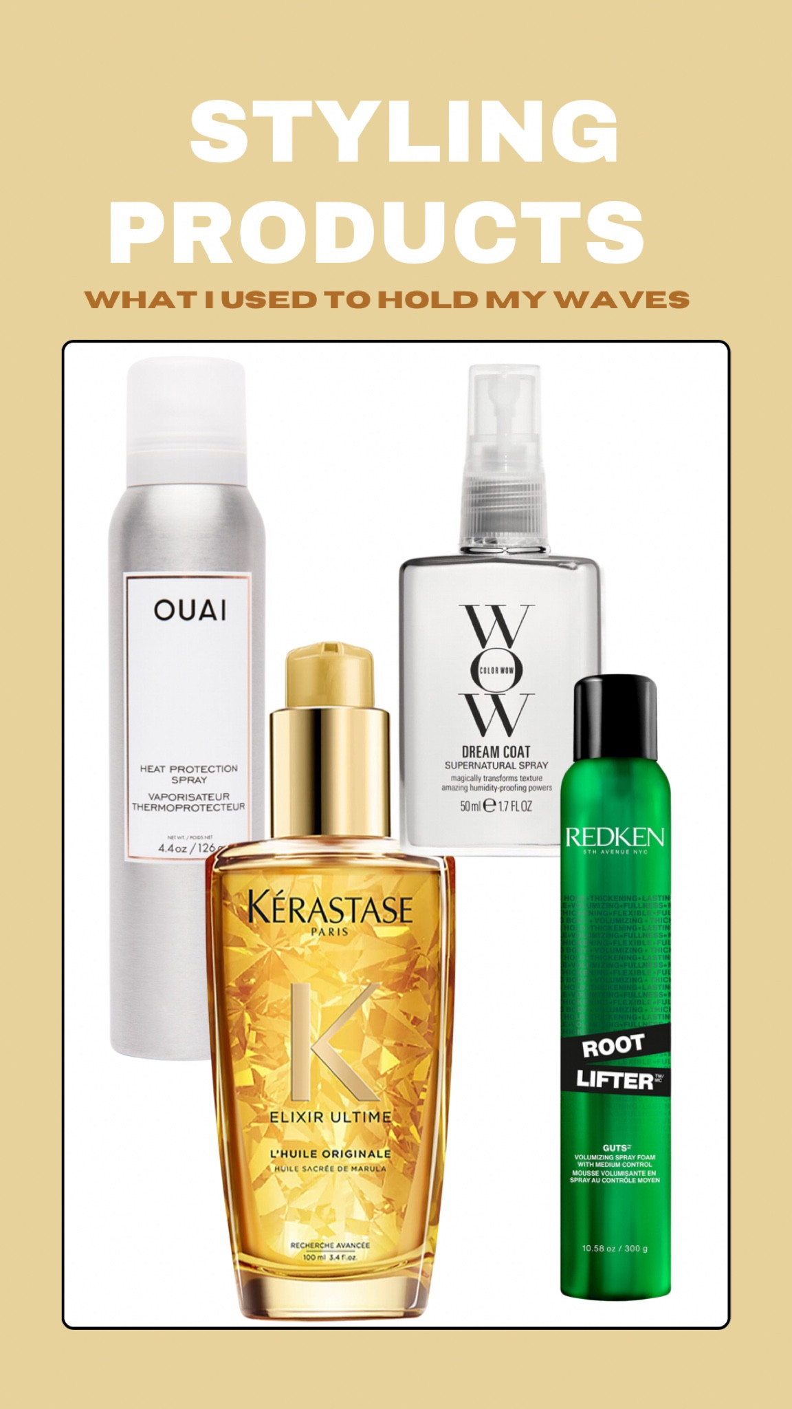 Hair styling products