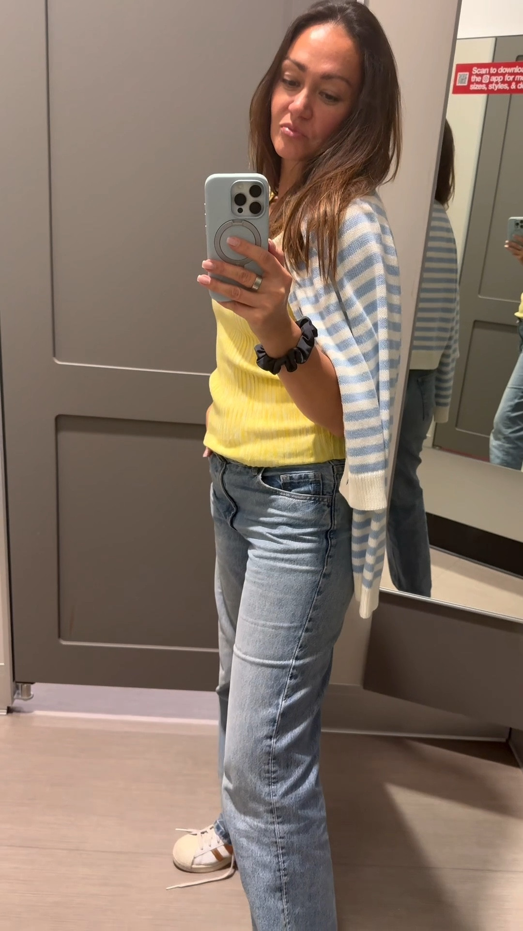 Okay but why is Target suddenly killing it like this 😳 I never thought I’d find jeans that fit me this well here – and yet, here we are. The yellow top is literally such a steal, and this striped cardigan just pulls the whole look together. New Target collection, super comfy, flattering, and budget-friendly… I’m honestly impressed 💛

#LTKselfcare #LTKootd #LTKdayinmylife
