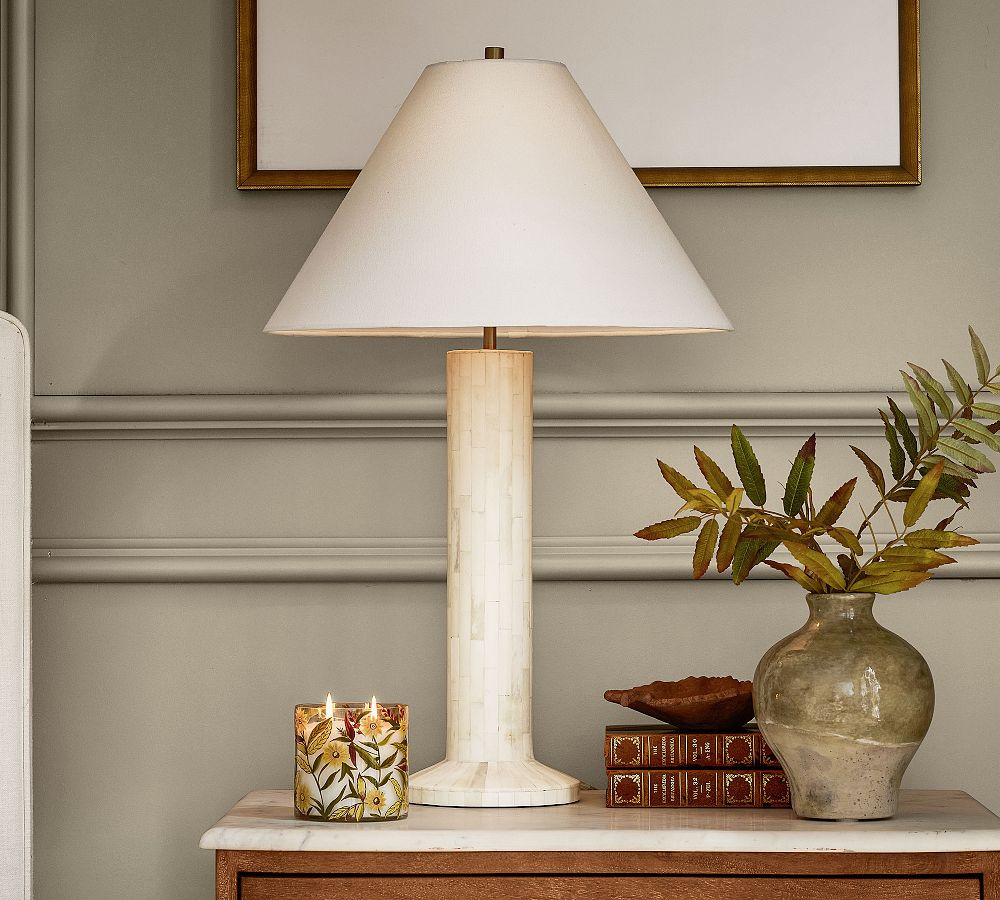 Pasadena Bone Inlay Table Lamp (17") | Pottery Barn (US)
