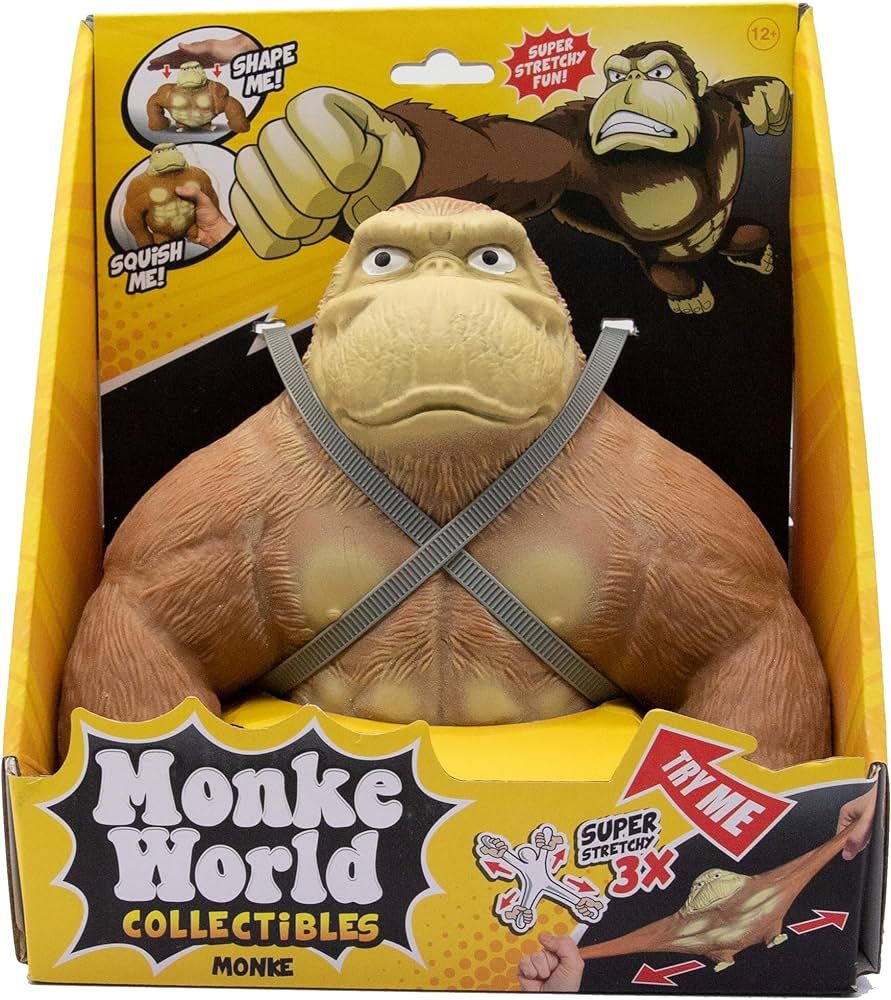 MonkeWorld 2023 Original Trending Stretchy Monkey Toy Squishy Kids Adult Stress Relief Toys Anxie... | Amazon (US)