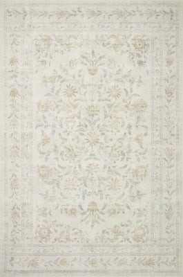 Courtyard feat. CloudPile (TM) COU-01 Lily Yellow/Green/Pink Area Rug | Rugs Direct