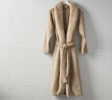 Alpine Faux Fur Robe | Pottery Barn (US)